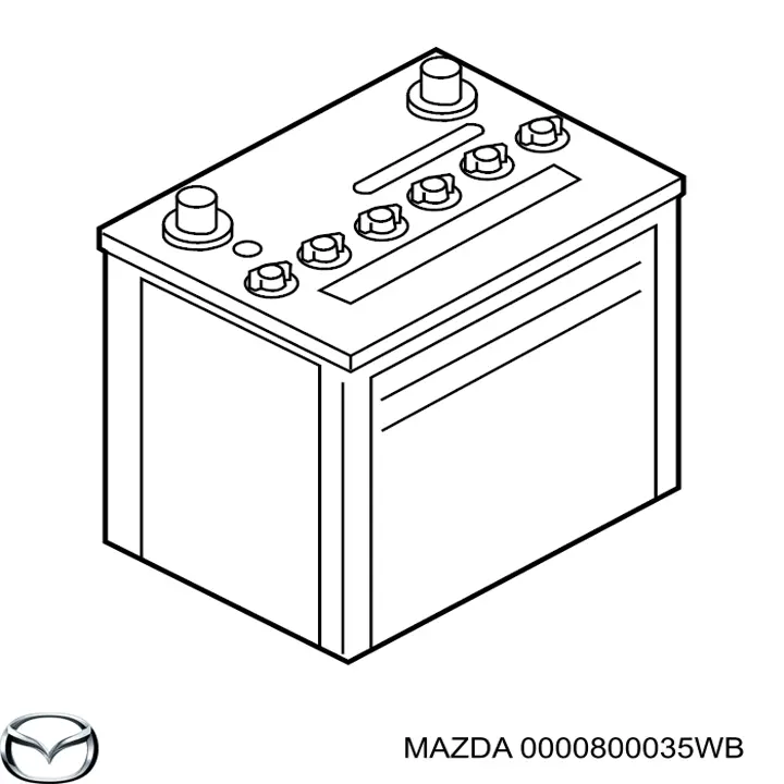 0000800035WB Mazda Аккумуляторная батарея