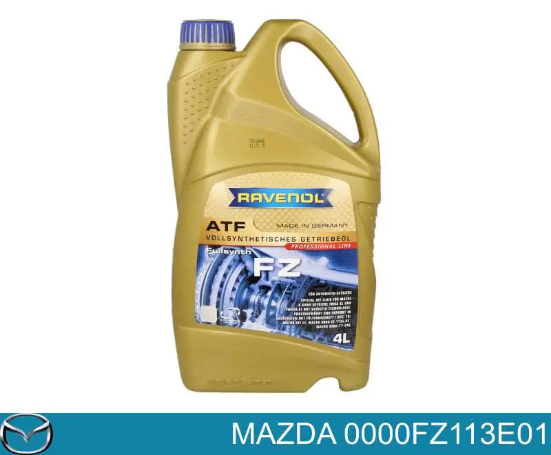  Масло трансмиссионное Mazda ATF-FZ 1 л (0000FZ113E01)