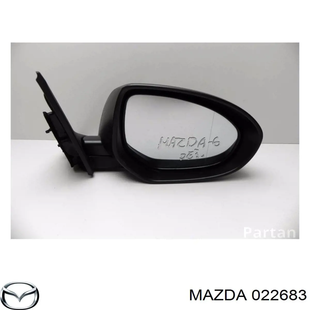 022683 Mazda Зеркало заднего вида левое