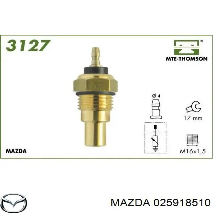 Sensor temperatura Mazda 1000 
