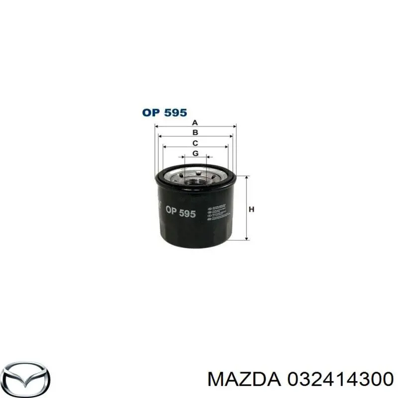 032414300 Mazda масляный фильтр