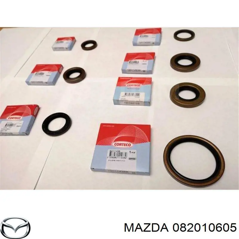082010605 Mazda vedação dianteira de cambota de motor