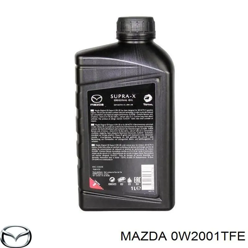 0W2001TFE Mazda Масло двигателя