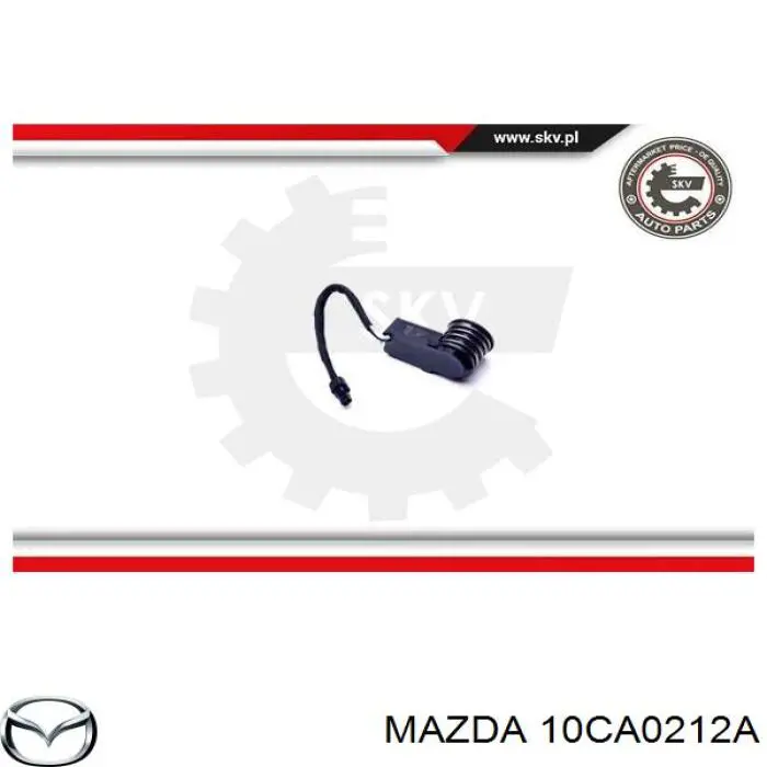 10CA0212A Mazda sensor traseiro de sinalização de estacionamento (sensor de estacionamento)