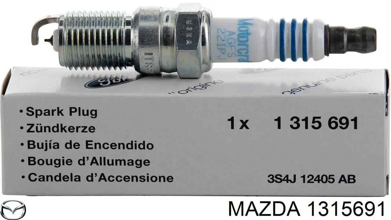 Свечи зажигания 1315691 Mazda