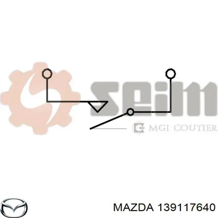 Датчик включения фонарей заднего хода на Mazda 929 III HC