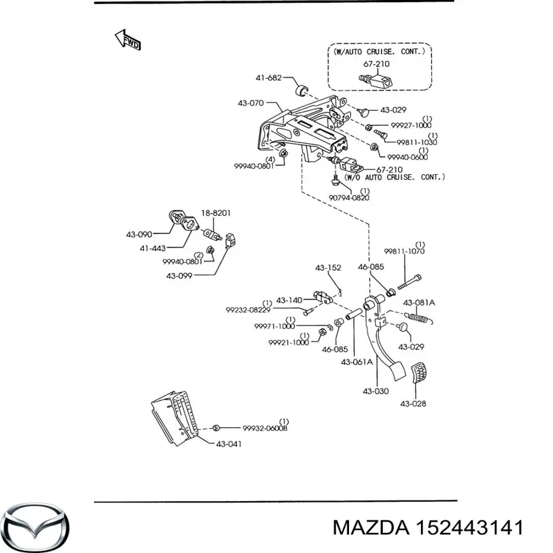  Mazda 152443141 цена, от 3.80 USD