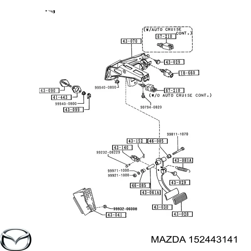 Купить 152443141 Mazda 