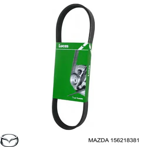 Ремень генератора 156218381 Mazda