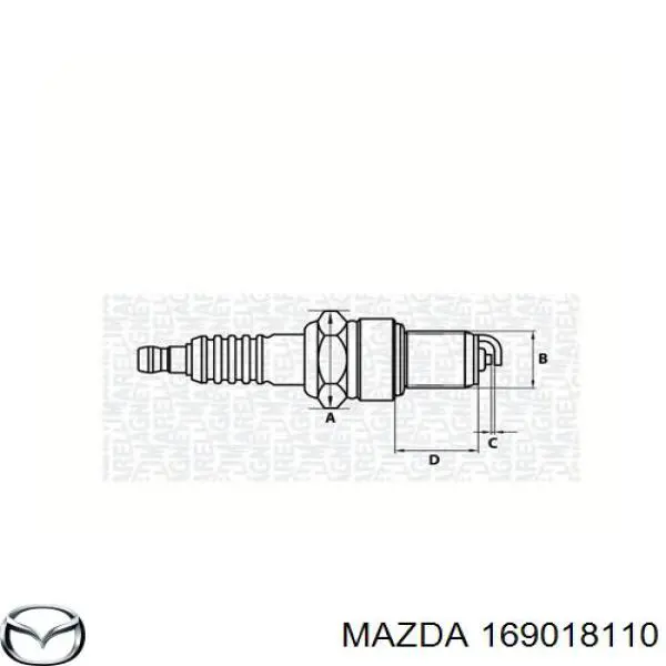 Купить 169018110 Mazda Свечи автомобильные