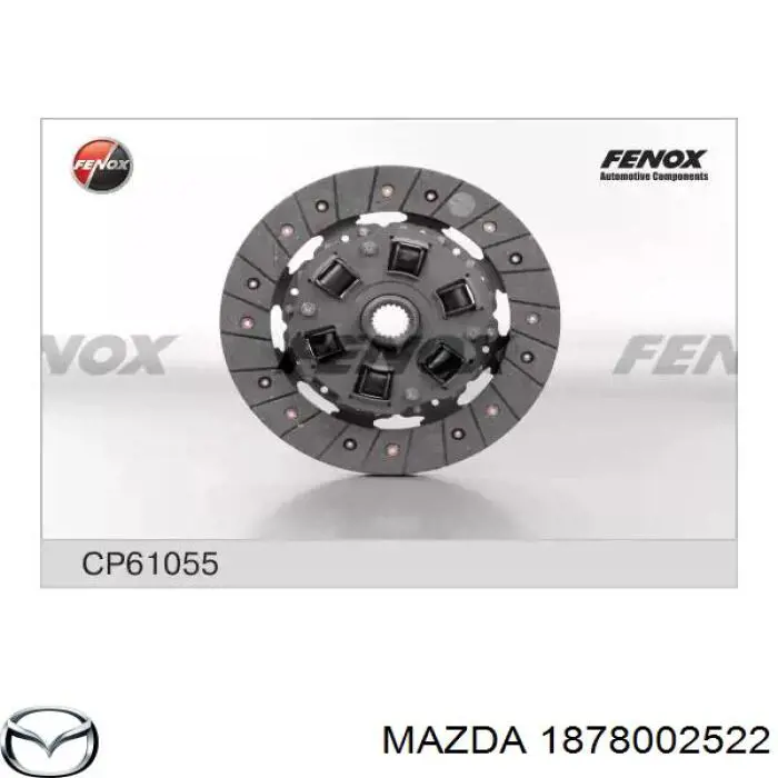 Диск сцепления 1878002522 Mazda