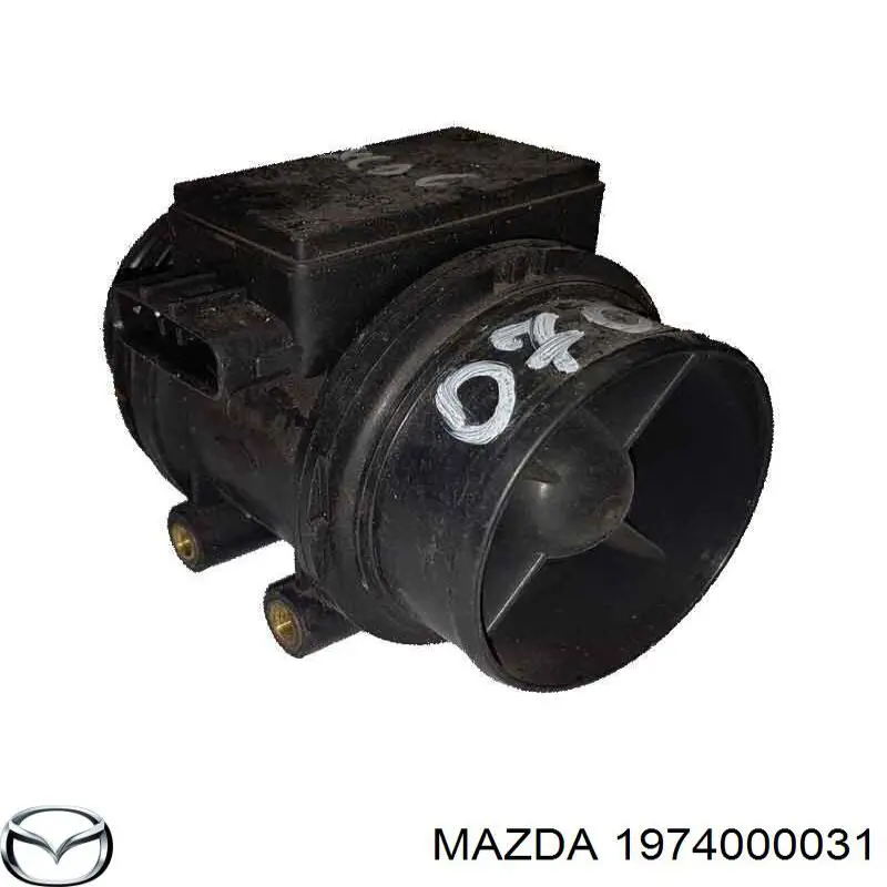 1974000031 Mazda sensor de fluxo (consumo de ar, medidor de consumo M.A.F. - (Mass Airflow))