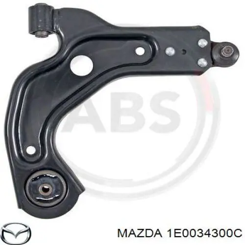 Рычаг передней подвески нижний правый 1E0034300C Mazda