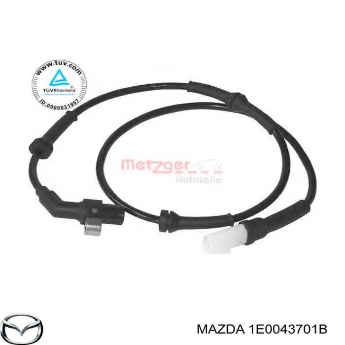 Sensor ABS delantero 1E0043701B Mazda