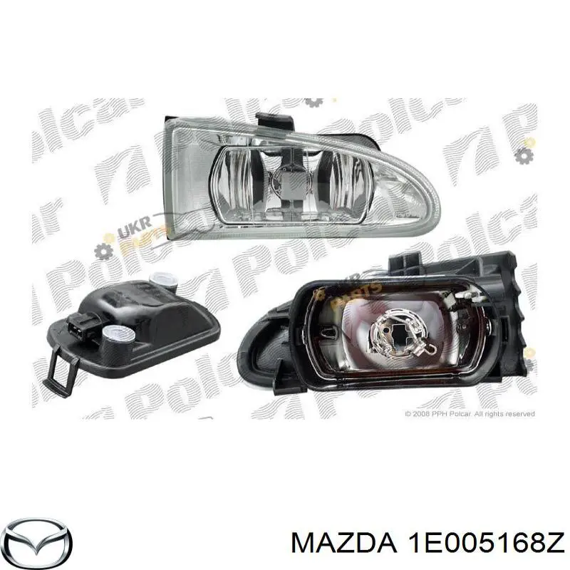 1E005168Z Mazda фара противотуманная правая
