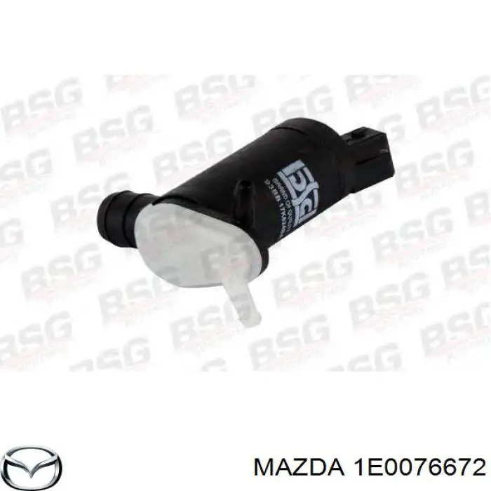 1E0076672 Mazda насос-мотор омывателя стекла переднего/заднего