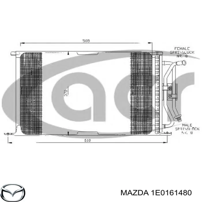 1E0161480 Mazda