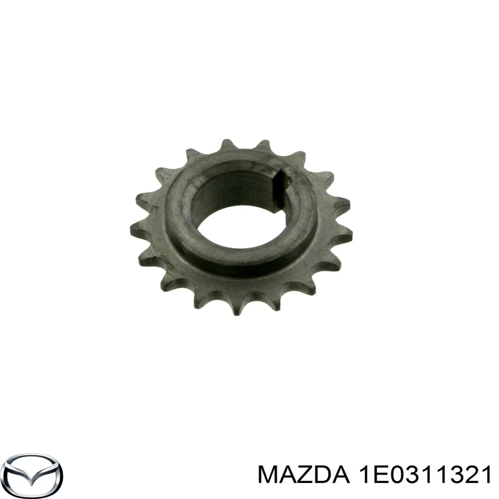1E0311321 Mazda звездочка-шестерня привода коленвала двигателя