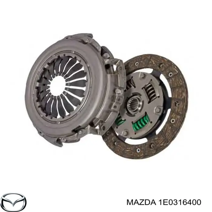 Комплект сцепления MAZDA 1E0316400