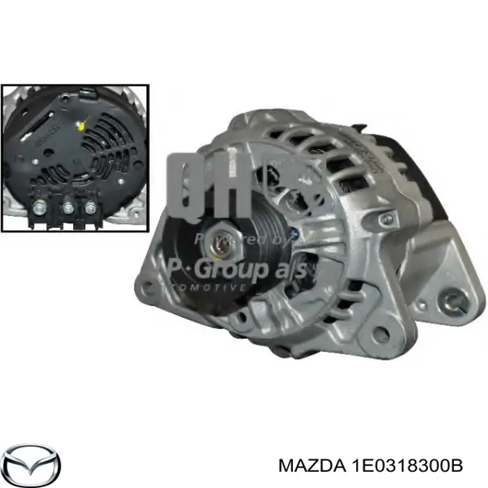1E0318300B Mazda генератор
