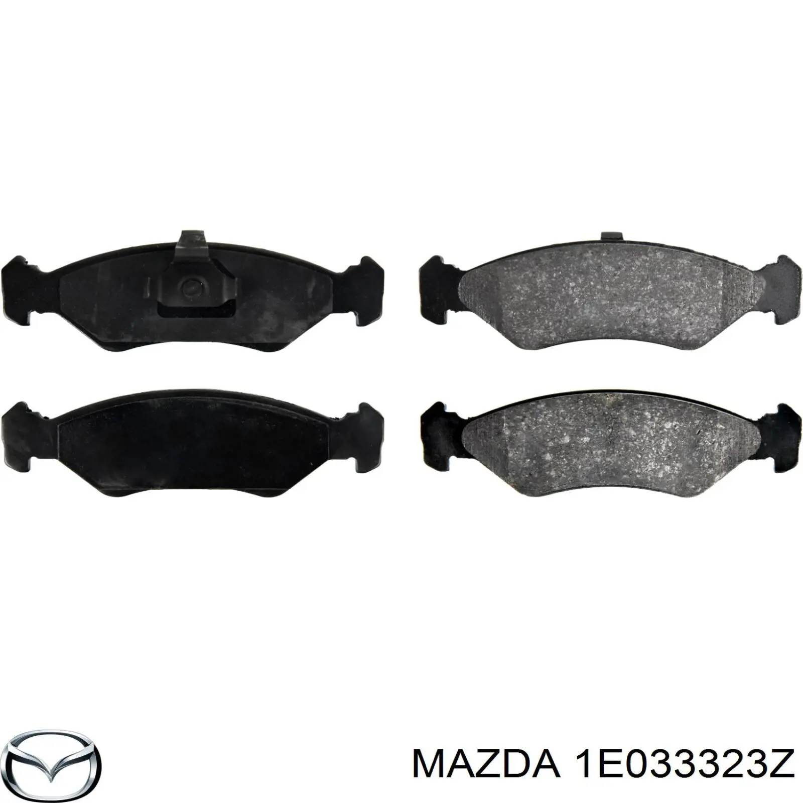 Передние тормозные колодки 1E033323Z Mazda