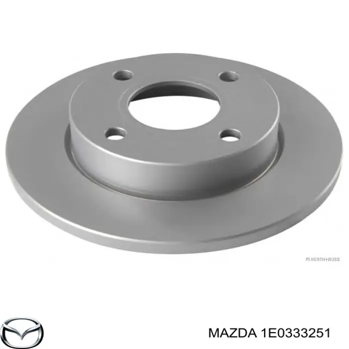 Передние тормозные диски 1E0333251 Mazda