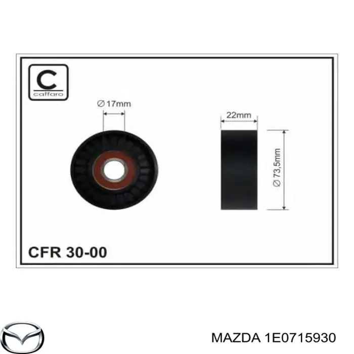 1E0715930 Mazda 