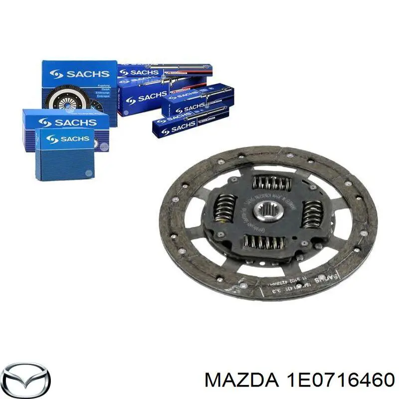 Диск сцепления 1E0716460 Mazda