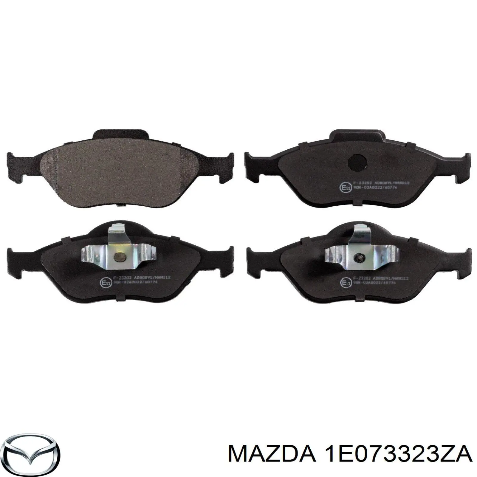 1E073323ZA Mazda Колодки передние
