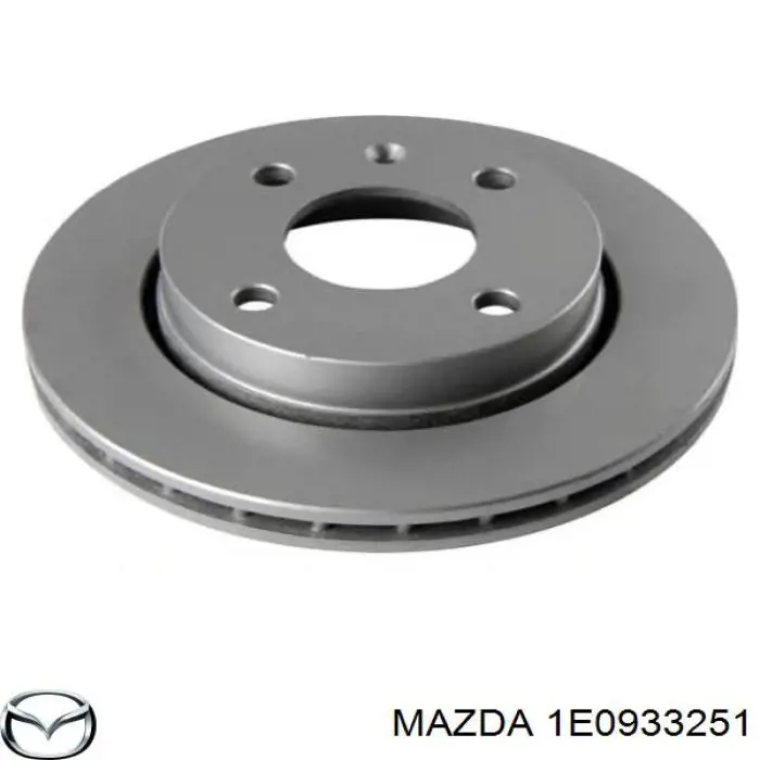 1E0933251 Mazda диск тормозной передний