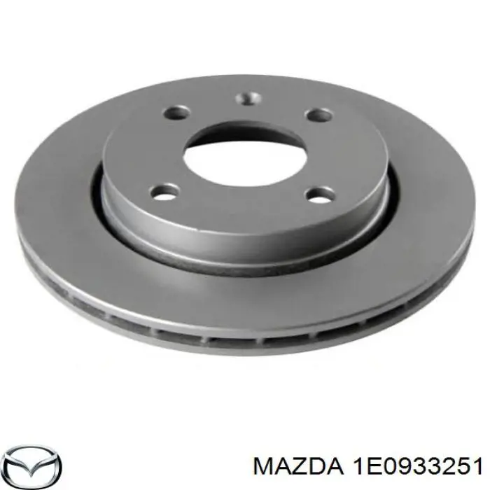 Передние тормозные диски 1E0933251 Mazda