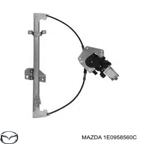 Механизм стеклоподъемника двери передней правой 1E0958560C Mazda