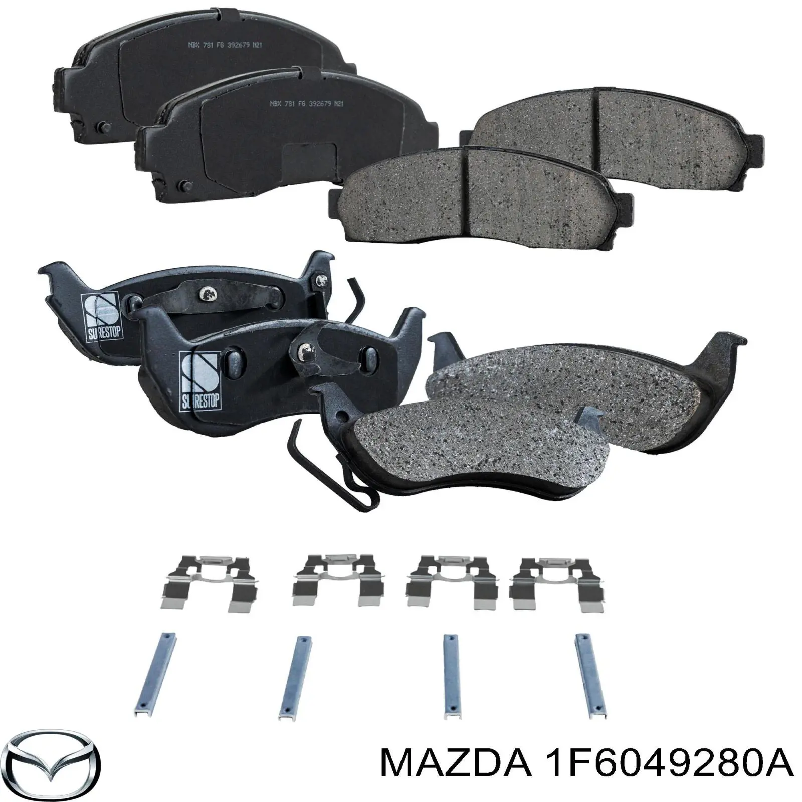 Купить SP1369 Hi-q Колодки тормозные