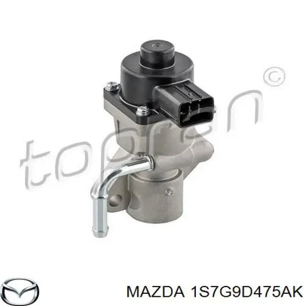 1S7G9D475AK Mazda válvula egr de recirculação dos gases