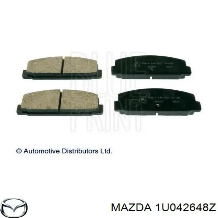 1U042648Z Mazda задние тормозные колодки