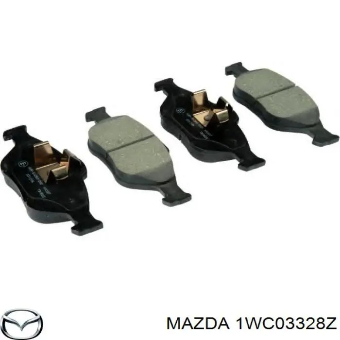 Колодки Mazda 1WC03328Z цена, от 19.02 USD