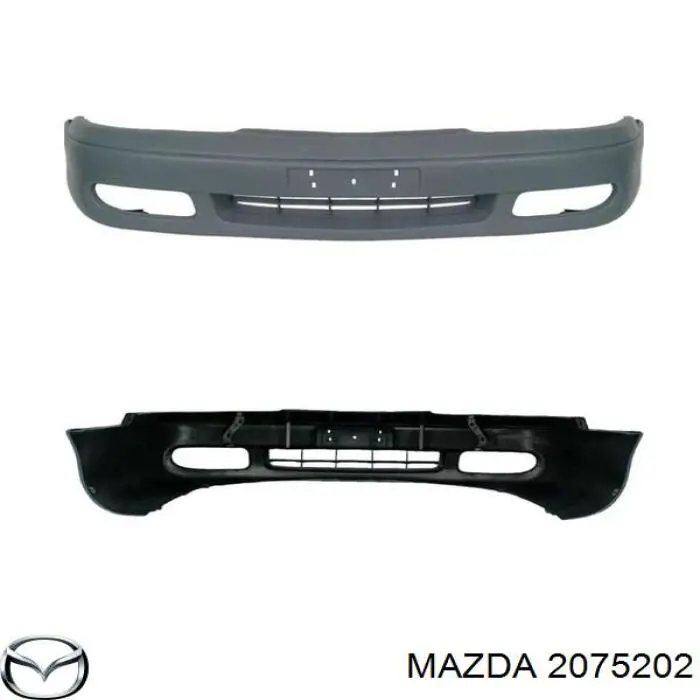 2075202 Mazda передний бампер