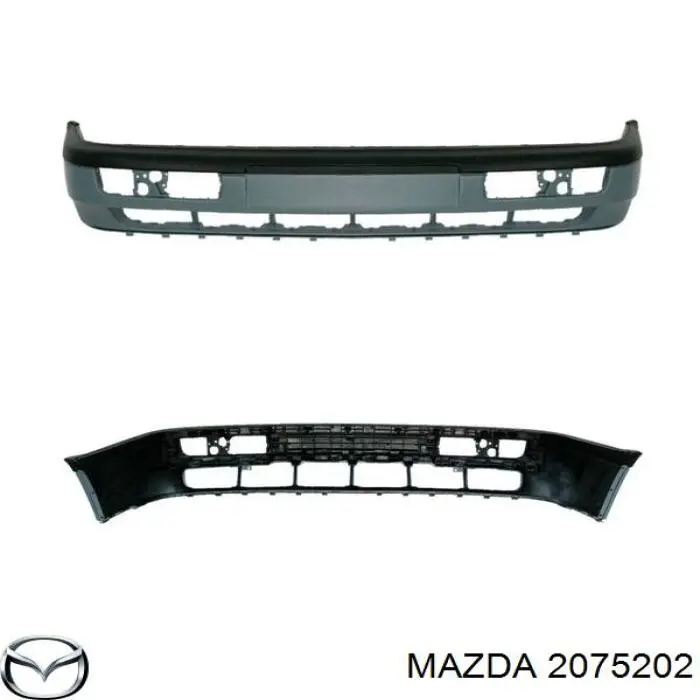  Передний бампер Mazda 626 4