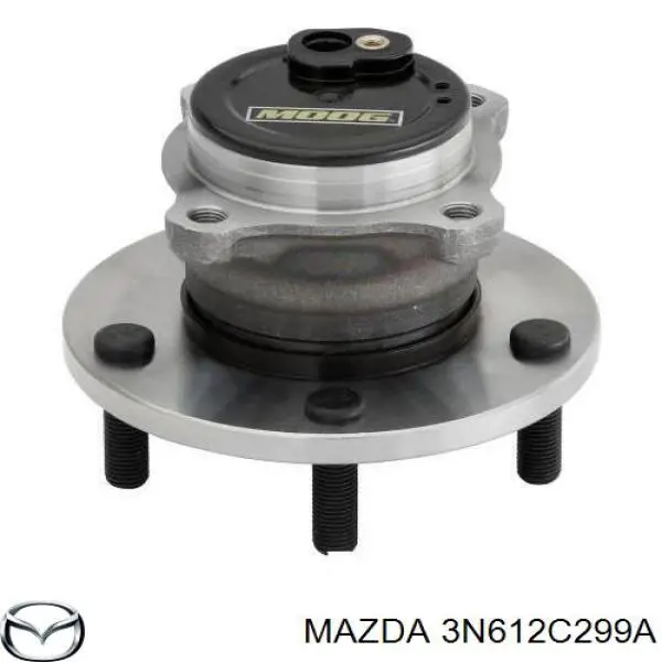 3N612C299A Mazda cubo traseiro