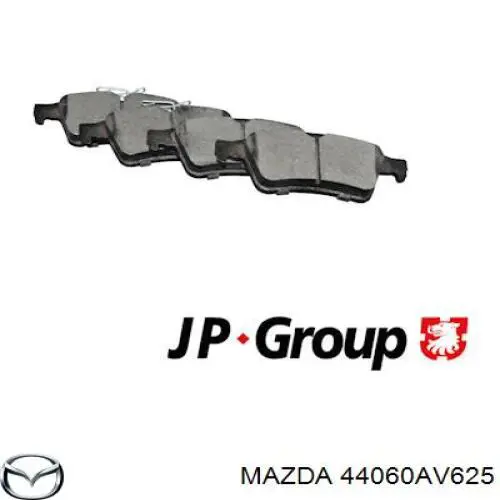 Задние тормозные колодки 44060AV625 Mazda