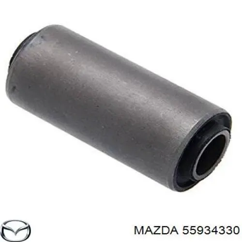 Silentblock de ballesta delantera 55934330 Mazda