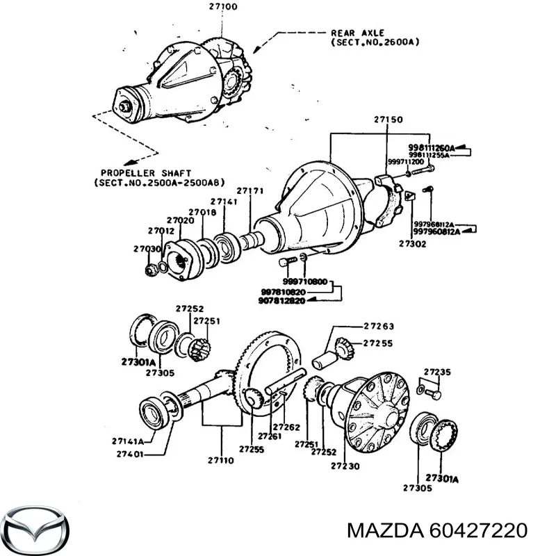 60427220 Mazda подшипник ступицы передней