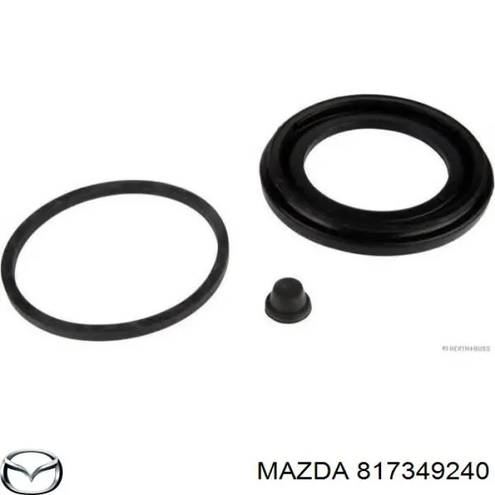 Juego de reparación, pinza de freno delantero 817349240 Mazda