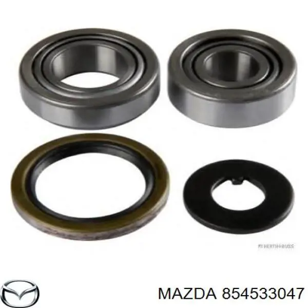 Rolamento de cubo dianteiro 854533047 Mazda