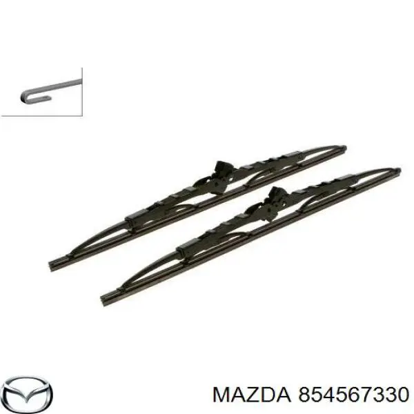 854567330 Mazda щетка-дворник лобового стекла пассажирская