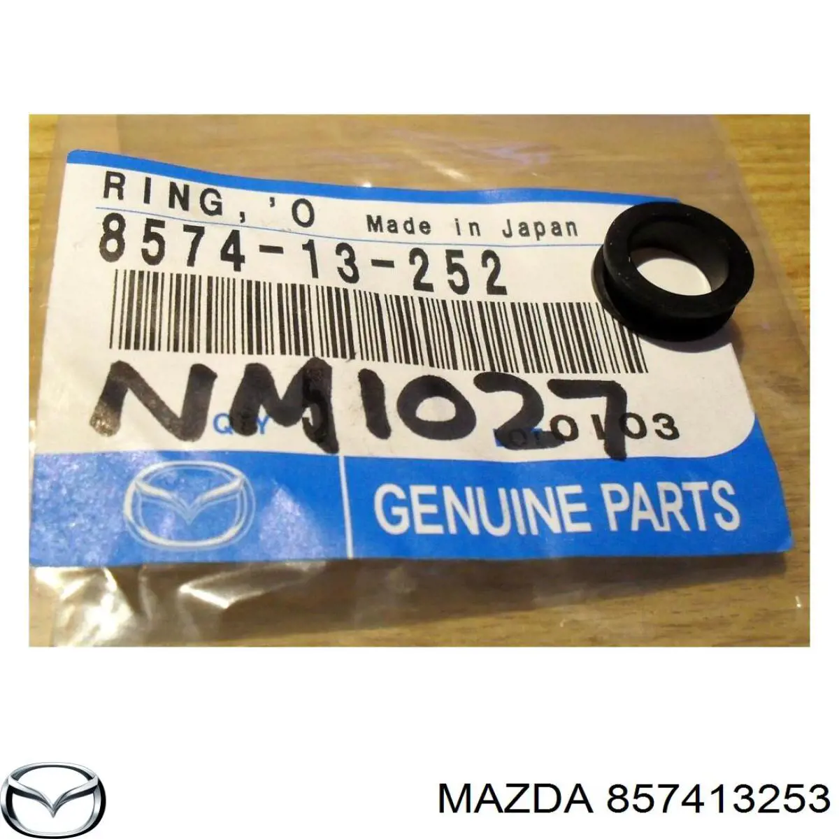 Anel (arruela) do injetor de ajuste 857413253 Mazda