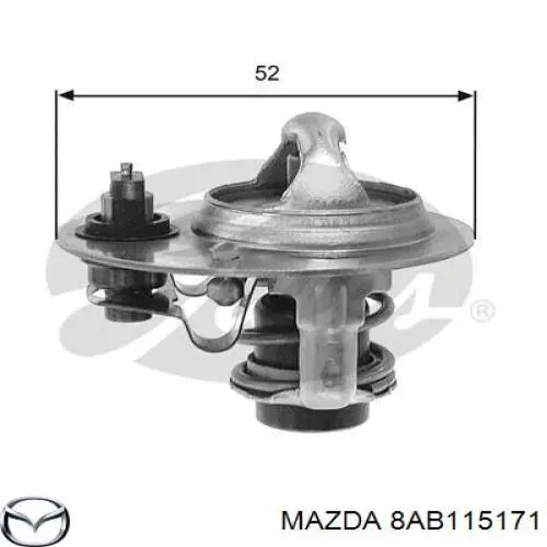 Термостат 8AB115171 Mazda