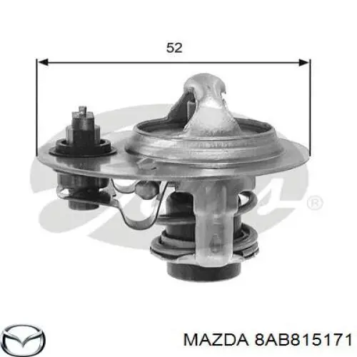 Termostato 8AB815171 Mazda