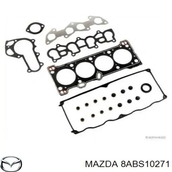 8CBJ-10-271 Mazda комплект прокладок двигателя полный