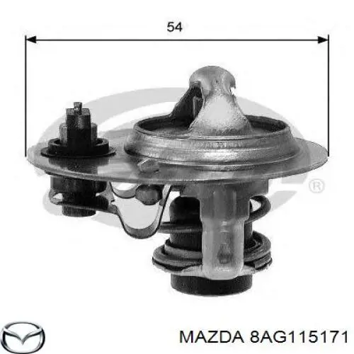 8AG115171 Mazda термостат